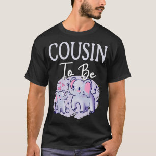 Soon Cousin To Be Elephants For Baby Shower Gender T-Shirt