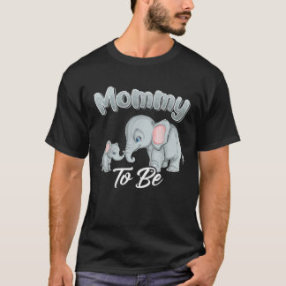 Soon Mommy Mom To Be Elephants For Baby Shower Gen T-Shirt