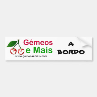 Soon of the Portal, On board, www.gemeosemais.com Bumper Sticker