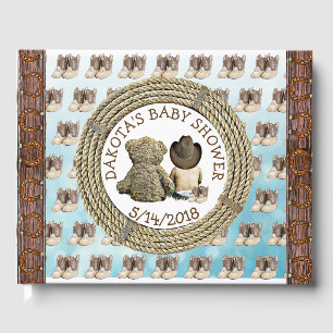Soon to b Lil "Cowboy Baby Shower Guestbook