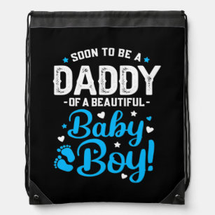 Soon To Be A Daddy Of A Beautiful Baby  Drawstring Bag