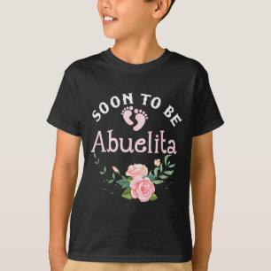 Soon To Be Abuelita Promoted To New Grandma Spanis T-Shirt
