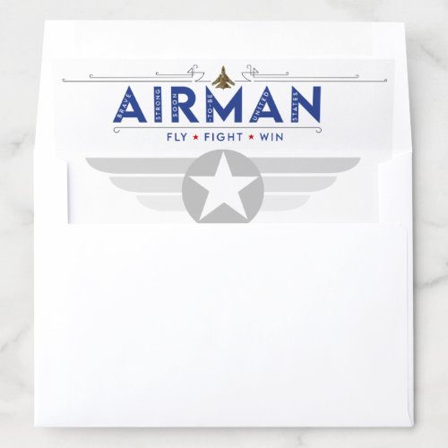Soon To Be Airman BMT Basic Military Training Card Envelope Liner