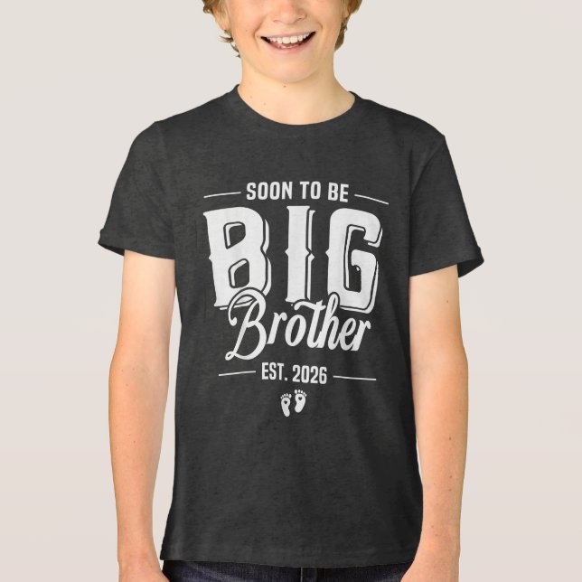 Soon to be Big Brother 2026 Big Brother Loading  Tri-Blend Shirt (Front)