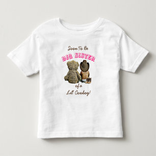 Soon to Be Big Sister Pregnancy Announcement Toddler T-shirt