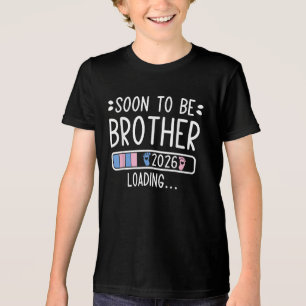 Soon to Be Brother 2026 Loading Pregnancy Tri-Blend Shirt