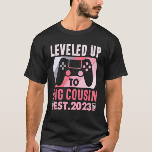 Soon To Be Cousin 2023 Gamer Girl I Leveled Up To T-Shirt