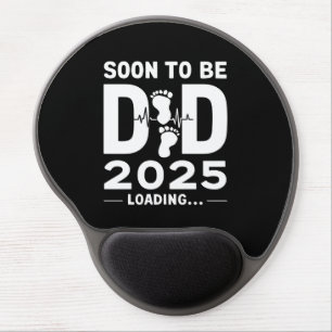 Soon To Be Dad Est 2025 New Dad To Be Gel Mouse Pad