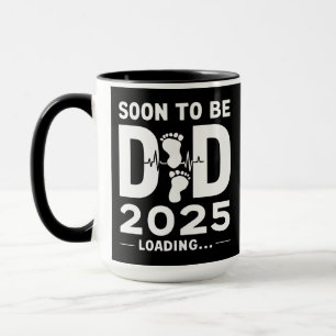 Soon To Be Dad Est 2025 New Dad To Be Mug
