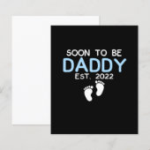 Soon To Be Daddy 2022 Father's Day First Time (Front/Back)