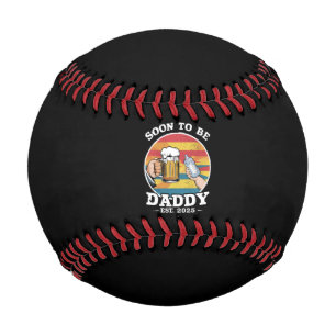 Soon To Be Daddy 2025 First Time Daddy 2025 Retro  Baseball