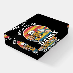 Soon To Be Daddy 2025 First Time Daddy 2025 Retro  Paperweight