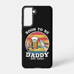 Soon To Be Daddy 2025 First Time Daddy 2025 Retro  Samsung Galaxy S21 Case