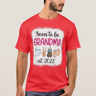 Soon to be Grandma 2022 Mother's Day First Time Gi T-Shirt