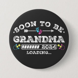 Soon to Be Grandma 2024 Loading Round Button