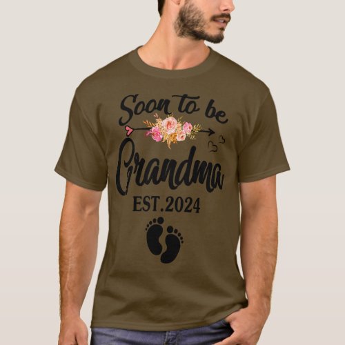 soon to be Grandma 2024 T_Shirt