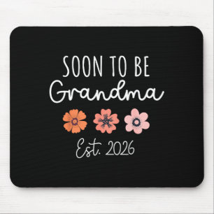 Soon To Be Grandma 2026 Pregnancy Announcement Gra Mouse Pad