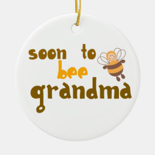 Soon to be Grandma Ceramic Ornament