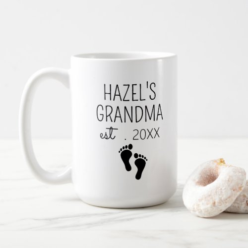 Soon To Be Grandma Promoted To Grandma Est 2024 Coffee Mug