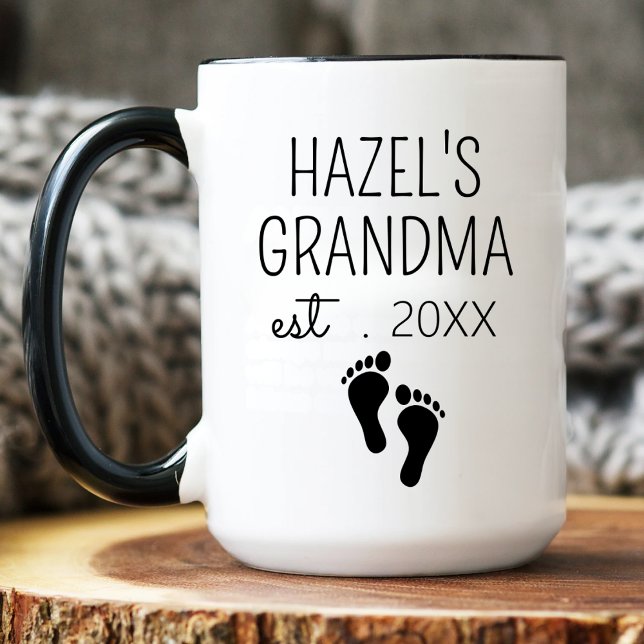 Soon To Be Grandma Promoted To Grandma Est 2025 Coffee Mug (Creator Uploaded)