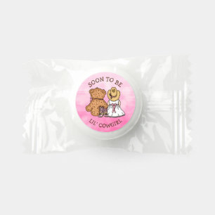 Soon To Be Lil' Cowgirl Baby Shower Pink Life Saver® Mints