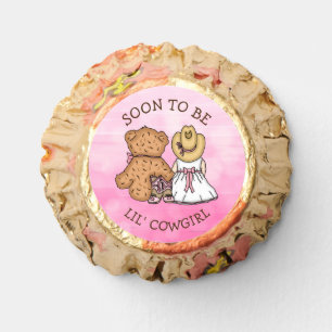 Soon To Be Lil' Cowgirl Baby Shower Pink Reese's Peanut Butter Cups