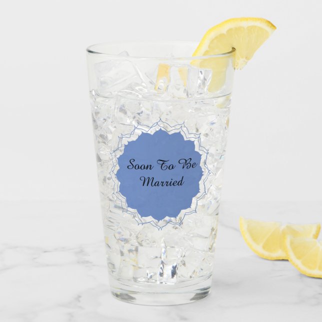 Soon To Be Married  Glass (Back Ice)