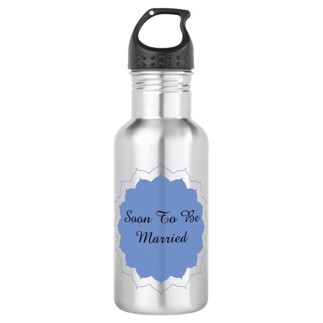 Soon To Be Married  Stainless Steel Water Bottle (Front)