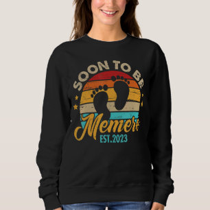 Soon To Be Memere 2023 Mother's Day First Time Mom Sweatshirt