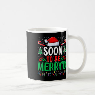 Soon To Be Merry'd Bride Engaged Matching Couples Coffee Mug