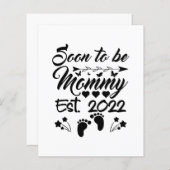 Soon To Be Mommy 2022 Mother's Day First Time (Front/Back)