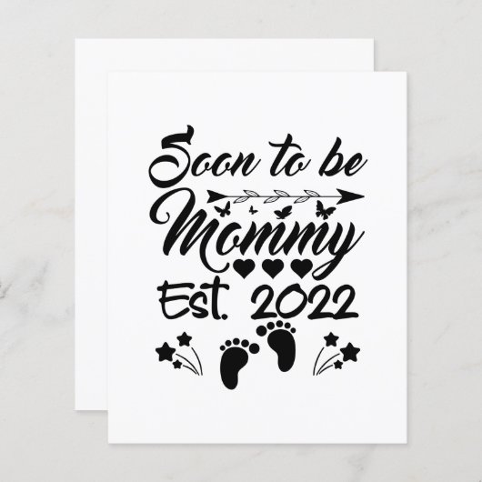 Soon To Be Mommy 2022 Mother's Day First Time (Front/Back)