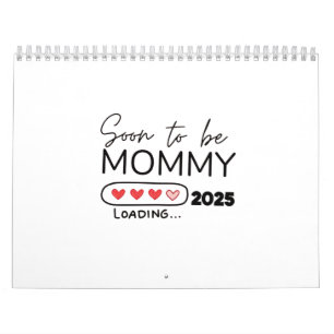 Soon to Be Mommy 2025 Valentine Day Pregnancy Calendar