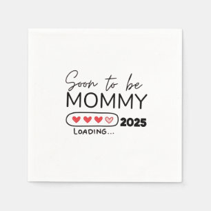 Soon to Be Mommy 2025 Valentine Day Pregnancy Napkins