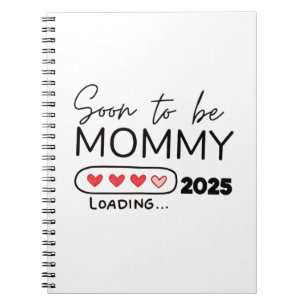 Soon to Be Mommy 2025 Valentine Day Pregnancy Notebook