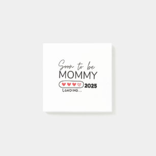 Soon to Be Mommy 2025 Valentine Day Pregnancy Post-it Notes