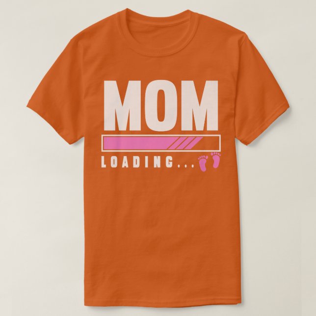 Soon To Be Mommy Baby Gender Reveal Girl Pink Mom  T-Shirt (Design Front)
