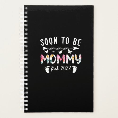 Soon To Be Mommy Est 2022 Floral New Grandma Planner