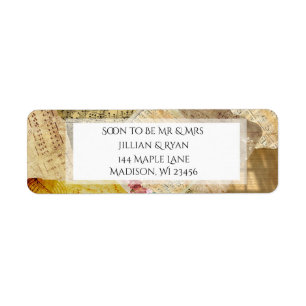 Soon to be Mr and Mrs Wedding Label