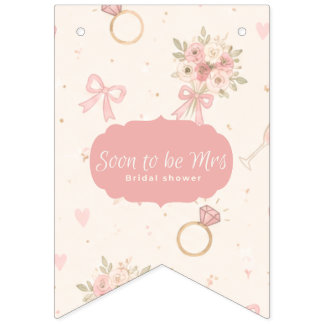 Soon to be Mrs bunting banner