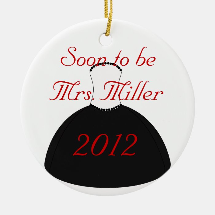 Soon To Be Mrs. Christmas Ornament