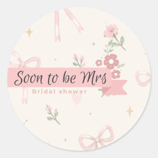 Soon to be Mrs sheet stickers