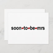 Soon To Be Mrs T-shirts and Gifts (Front/Back)