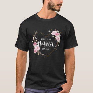 Soon To Be Nana 2021 Pregnancy Announcement New Gr T-Shirt
