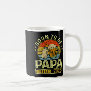 Soon To Be Papa 2026 Expecting Baby Promoted To Fa Coffee Mug