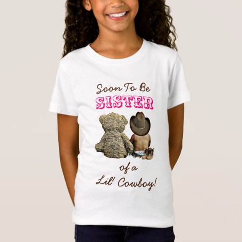Soon to  Be Sister Pregnancy Announcement T_Shirt