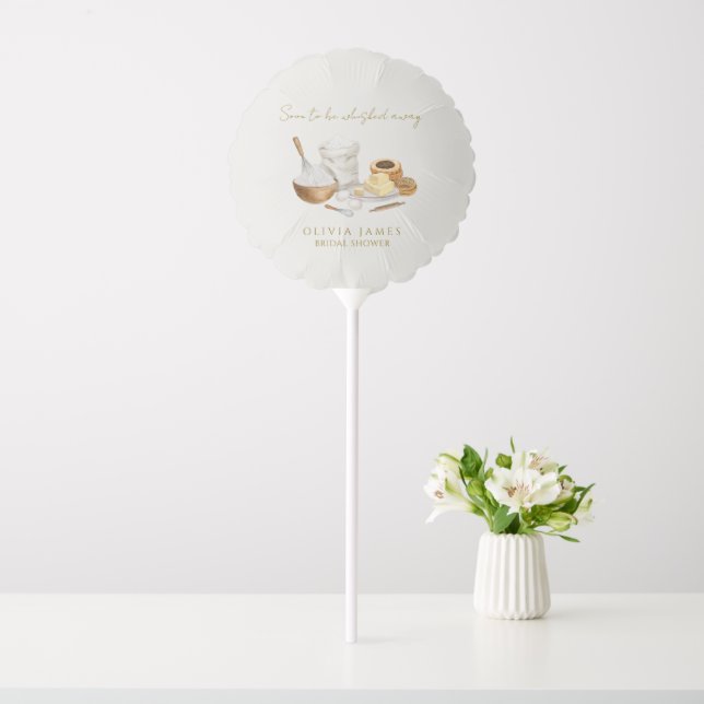 Soon to be whisked away bridal shower balloon (In SItu)