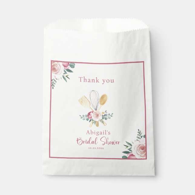 SOON TO BE WHISKED AWAY BRIDAL SHOWER FAVOR BAG (Front)