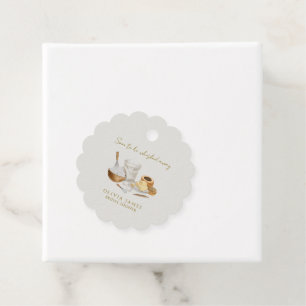 Soon to be whisked away bridal shower favor tags