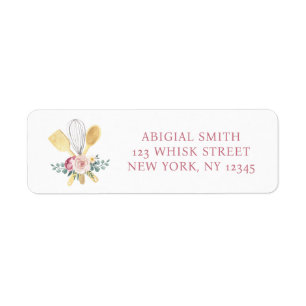 SOON TO BE WHISKED AWAY BRIDAL SHOWER LABEL